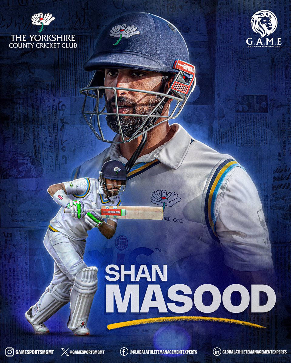 It’s always too soon to quit! #IamGAME #ShanMasood #Cricket #LVCountyChamp #Yorkshire #PakistanCricket #FYP #Explore