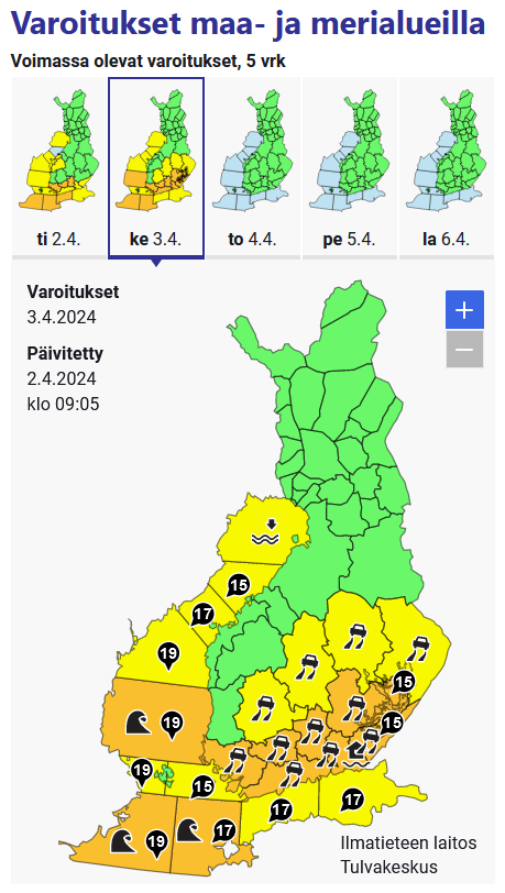 meteorologit's tweet photo. Ajokeli muuttuu huonoksi etelästä nousevan sadealueen vuoksi. Tiistai-iltapäivällä sade alkaa vesisateena, mutta muuttuu iltaa kohden lumisateeksi. Yöllä sataa todennäköisesti myös jäätävää vesisadetta. Keskiviikkopäivään mennessä lunta voi kertyä Salpausselän linjalle 10-20 cm. https://t.co/0STxpRl5OD