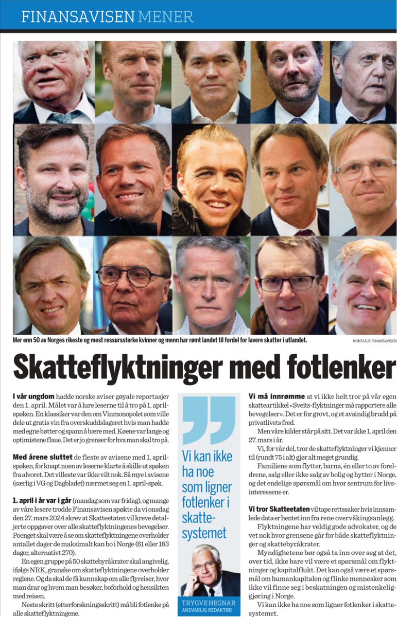 Fotlenker i skattesystem - det er Norge det. Du skal forfølges som en kriminell uten å få domsfellelse…Kommunisme på høylys dag med Sirkus Støre & Co.