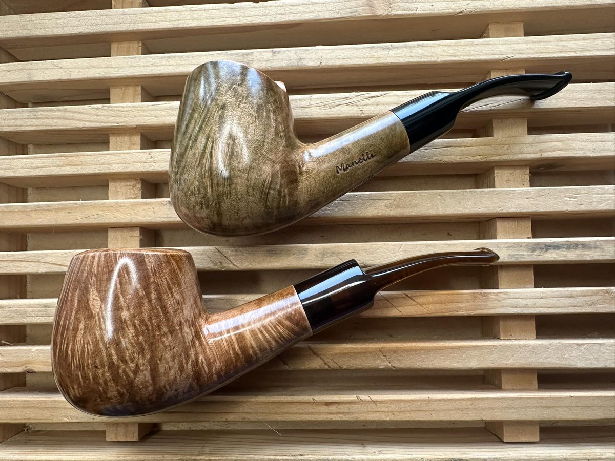 manellipipe's tweet photo. New Manelli briar pipes handmade Italy
#LiveEveryPipeMoment #manellipipe #magnum #briarpipe #tobaccopipe #handmade #briarpipe https://t.co/56y8zMqmsA