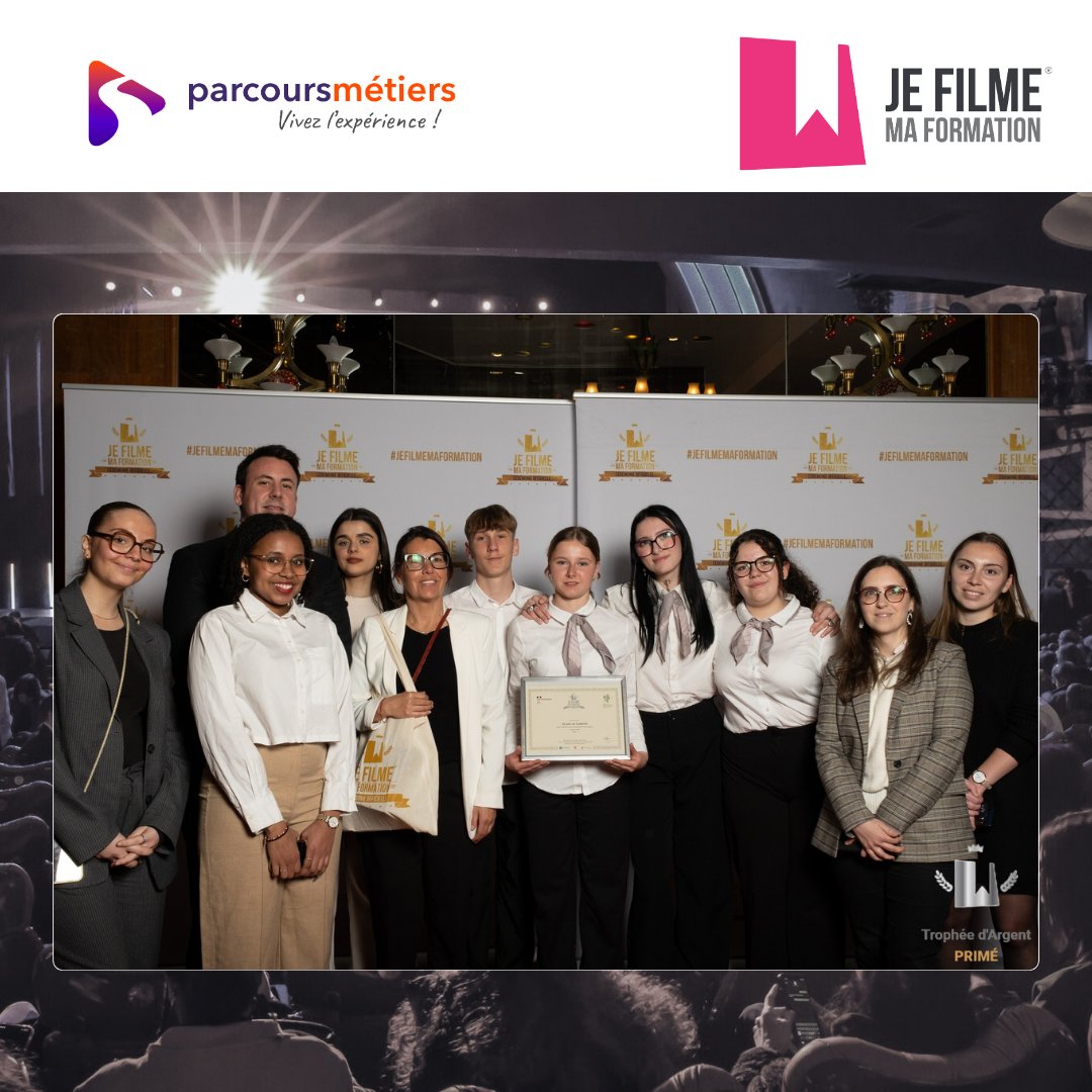 🏆 Félicitations à nos élèves de Bac Pro Boulangerie/Pâtisserie !

✨ Ils ont remporté le trophée d'argent au concours 'Je filme ma formation'.

👏🏻 Un grand bravo à tous les participants et à leurs enseignants pour leur implication !

@Videoformations
@parcours_metier