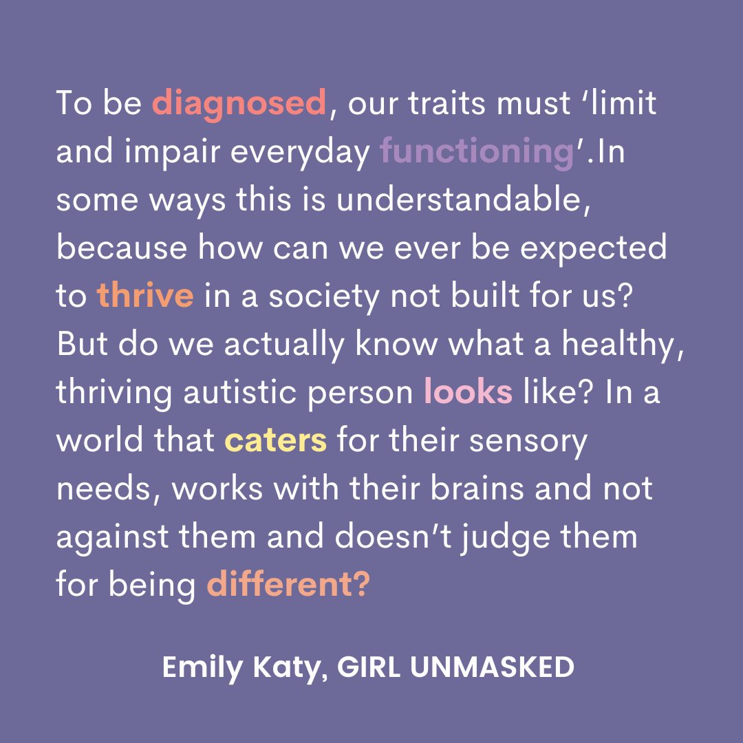 It is World Autism Awareness Day, and the start of World Autism Acceptance Week! 

An excerpt from #GirlUnmasked. 💜🧡💛🩷