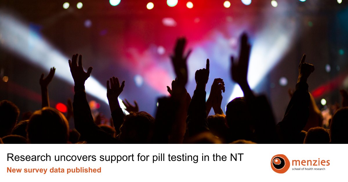 JUST PUBLISHED | A new study published in @DEPPJournal has uncovered strong support from NT festival goers, for drug checking (aka pill testing) to reduce harm. Read more in our latest media release: bit.ly/3Q8KXnN @PiatkowskiTim