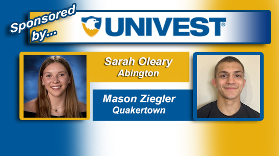 SOLsports's tweet photo. Abington senior Sarah Oleary &amp; Quakertown senior Mason Ziegler were named @UnivestCorp #FeaturedAthletes. Check out their stories. @AbingtonSchools @AbingtonSenior @AHS_girlsbball @QTownWrestling @QCHSAthletics @OfficialQCHS 
https://t.co/4n7trbtLej https://t.co/z4MsiAanMW
