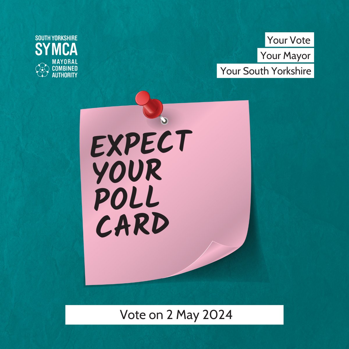 If you're already registered to vote, look out for your poll card which should be arriving through your door soon! It provides information about how and where you can vote in the South Yorkshire Mayoral Election. Find out more: orlo.uk/4GHZt #syelects