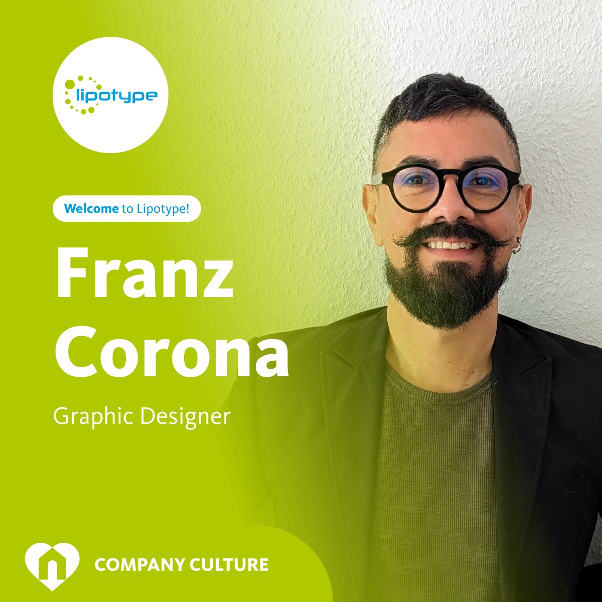 Excited to welcome Franz Corona to our team at Lipotype! 🎨 With a diverse background spanning Italian Studies to design, Franz joins us as our new Graphic Designer. Get ready for visually captivating content across our platforms! 🚀 #WelcomeToLipotype #GraphicDesigner