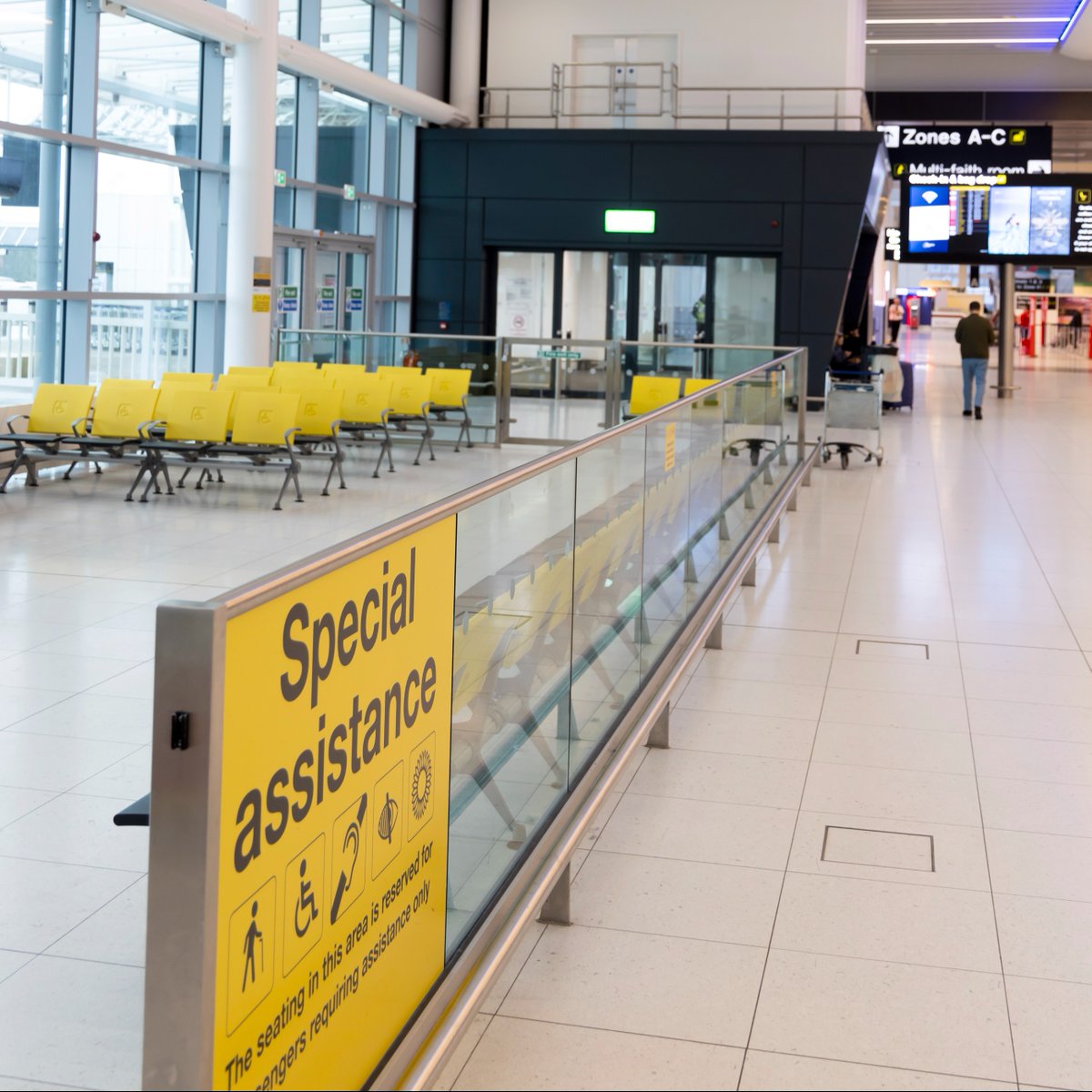 Did you know it's #AutismAwarenessDay? 💭 We can offer you a lanyard to wear on your journey through our airport. 🌻 Visit 👉 bit.ly/2Bg9SBt or our Instagram for more information.