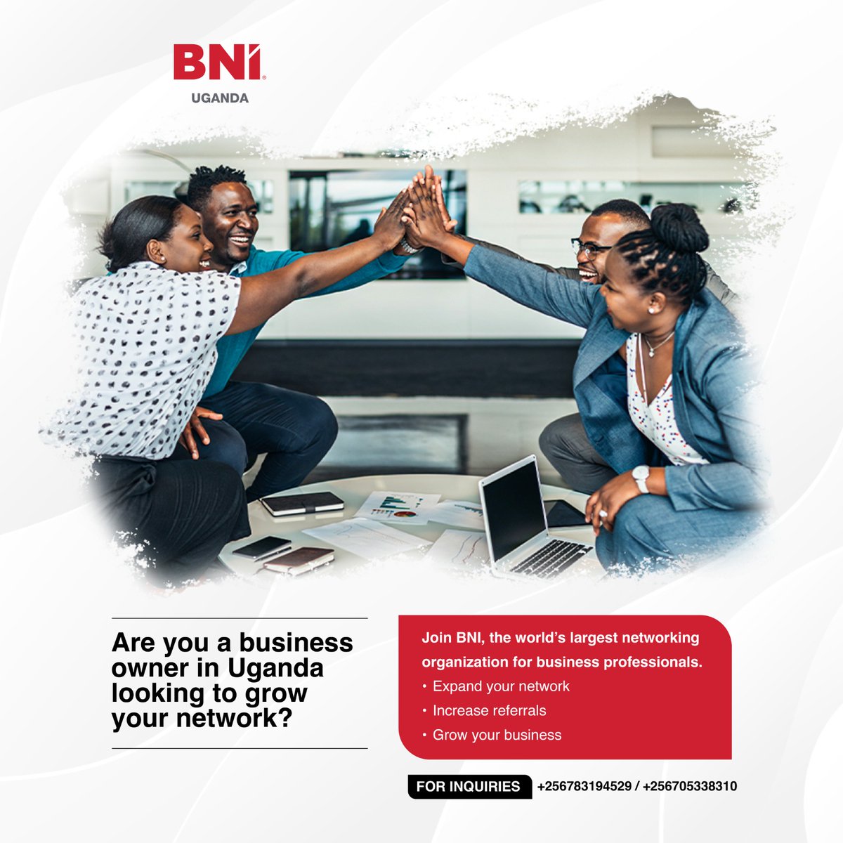 If you are a Ugandan entrepreneur looking to expand your network, generate quality referrals, and grow your business exponentially, BNI (Business Network International) is here to empower you. #BNI #Networking #breakthrough2024