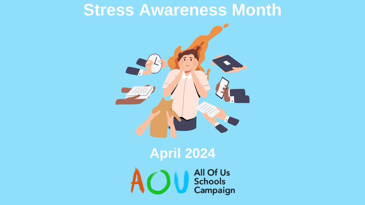 AllofUsFilm's tweet photo. The world can feel a very stressful place for young people in 2024: whether its climate anxiety, the pressure of exams, or the pitfalls of social media. Follow @StressMgtSoc to get involved with #StressAwarenessMonth and for support with #StressManagement #Stress https://t.co/y5gsUSFO4H