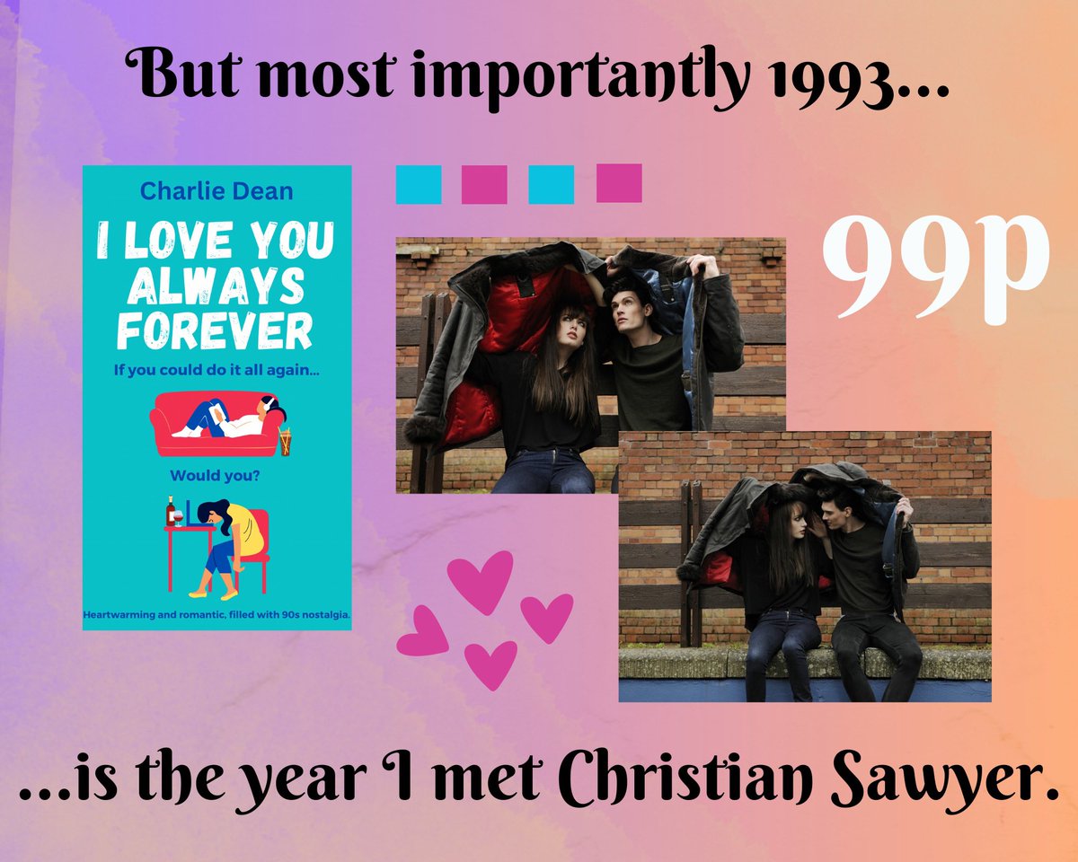 To celebrate the one year anniversary of I Love You, Always, Forever, it’s on sale for just 99p. It’s free to download if you have KU and also available on paperback. Why not take a trip back to the 90s. I Love You, Always, Forever amzn.eu/d/966QU0m #tuesnews @RNAtweets