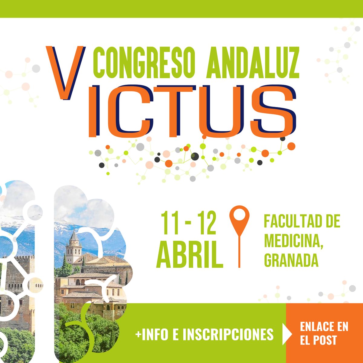 🧠Los próximos 11-12 de abril se celebra el V Congreso Andaluz de Ictus organizado por el Plan Andaluz de Atención al #Ictus coordinado por el Dr. Joan Montaner, Jefe del servicio de Neurología del @HUVMacarena 👉Inscríbete aquí: ictus-andalucia.com/v-congreso-and…