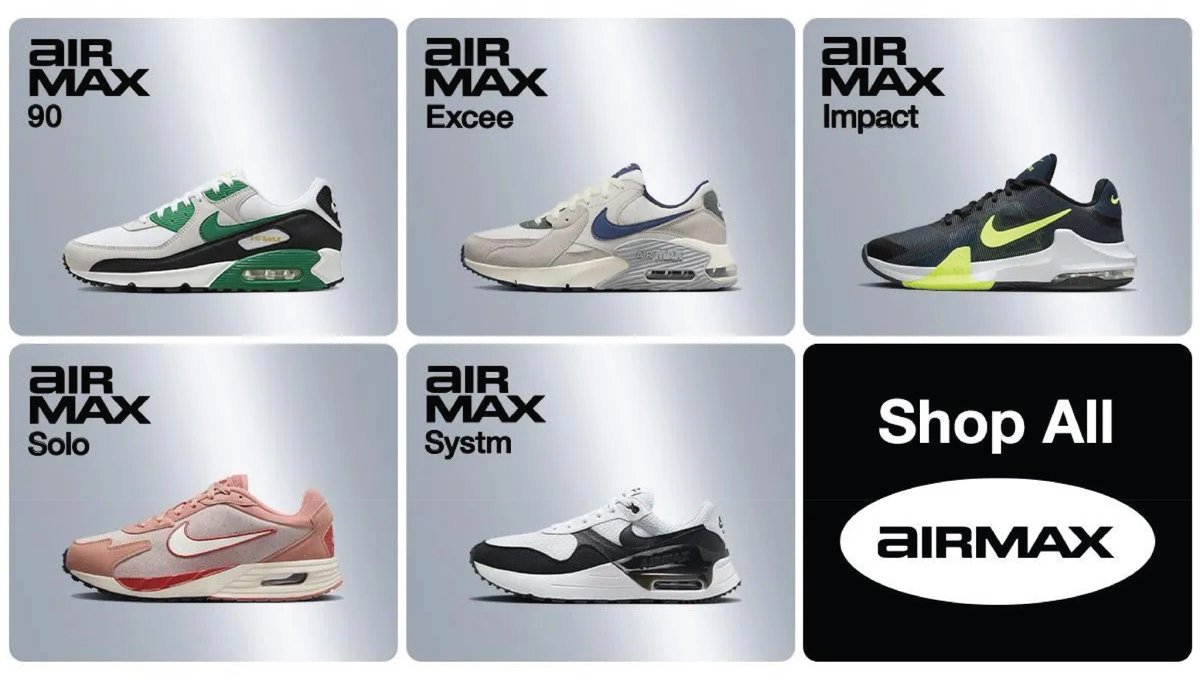 FIND YOUR AIR MAX SHOP HERE: invol.co/clkxqwl Elevate your fit with Air Max styles made for going big and going bold. #Nike #NikePH #NikePH5 #NikeSportsPH #NikePHStore #NikeAir #NikeAirMax #Air #AirMax #Shoes