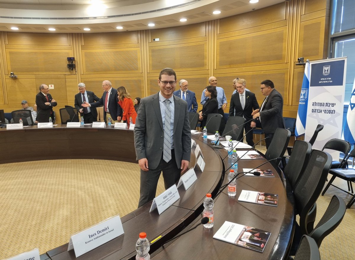 Very excited for the #AbrahamAccords Caucus meeting in the Knesset, and the launch of the @Peace_Accords 2023 Annual Report!