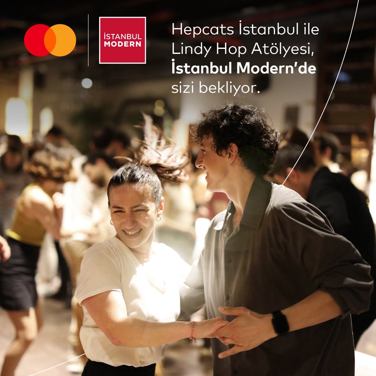 Mastercard ile İstanbul Modern’de “Uzun Cuma” etkinliklerinin üçüncüsü 19 Nisan’da gerçekleşiyor. Hepcats İstanbul’un düzenleyeceği Lindy Hop atölyesinde temel figürleri öğrenin. 💃🕺 Detaylar ve diğer deneyimler için: priceless.com #pahabiçilemez