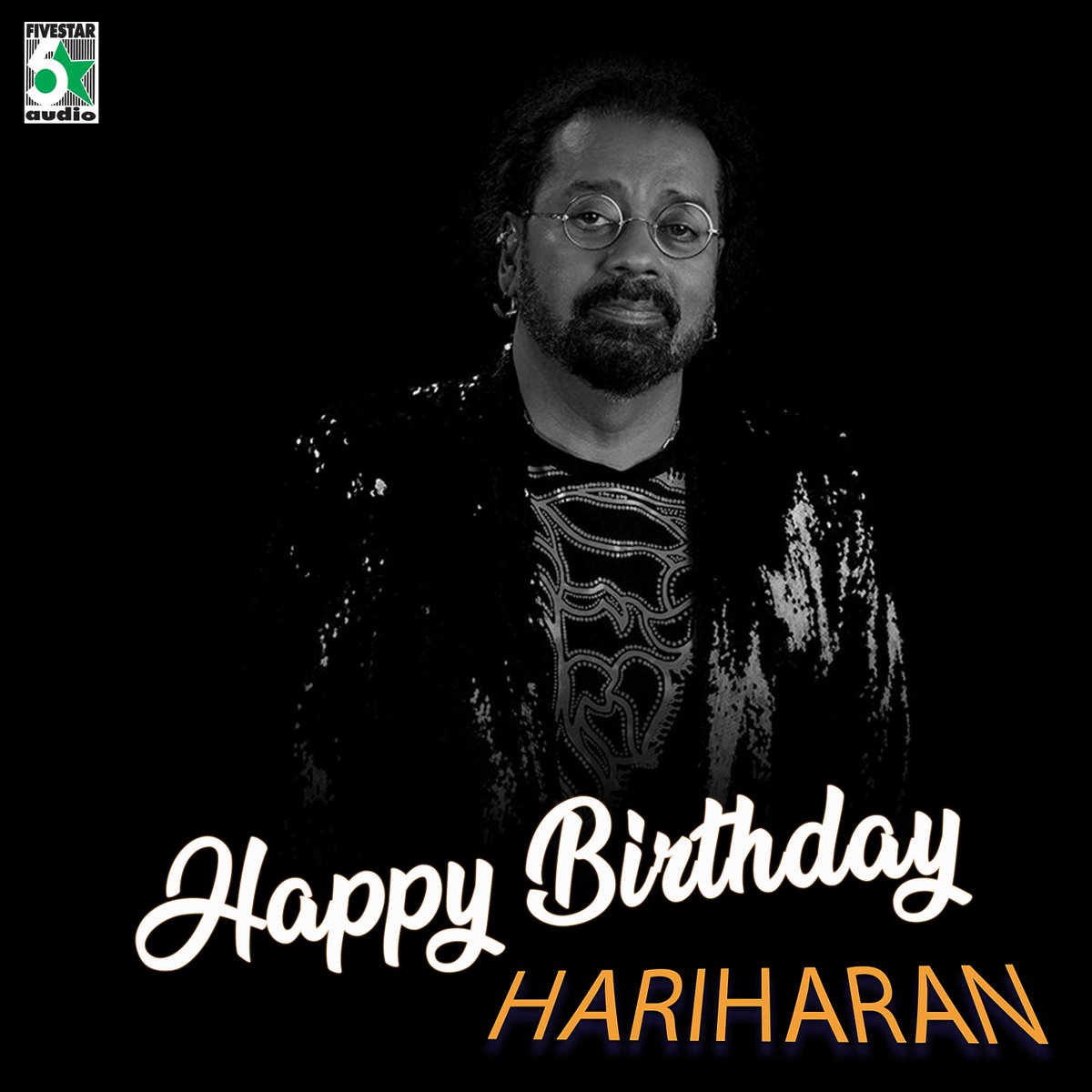 Happy Birthday to the legendary singer Hariharan
 🎵 youtu.be/PQG0Zlyr7XM

 #HBDHariharan #HappyBirthdayHariharan #Hariharan #FiveStarAudio