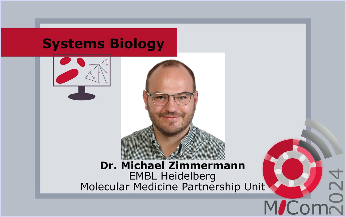 Let's welcome and thank Dr. Michael Zimmermann from @Zimmermann_Lab for being our keynote speaker at #MiCom24 in the Systems Biology session!!