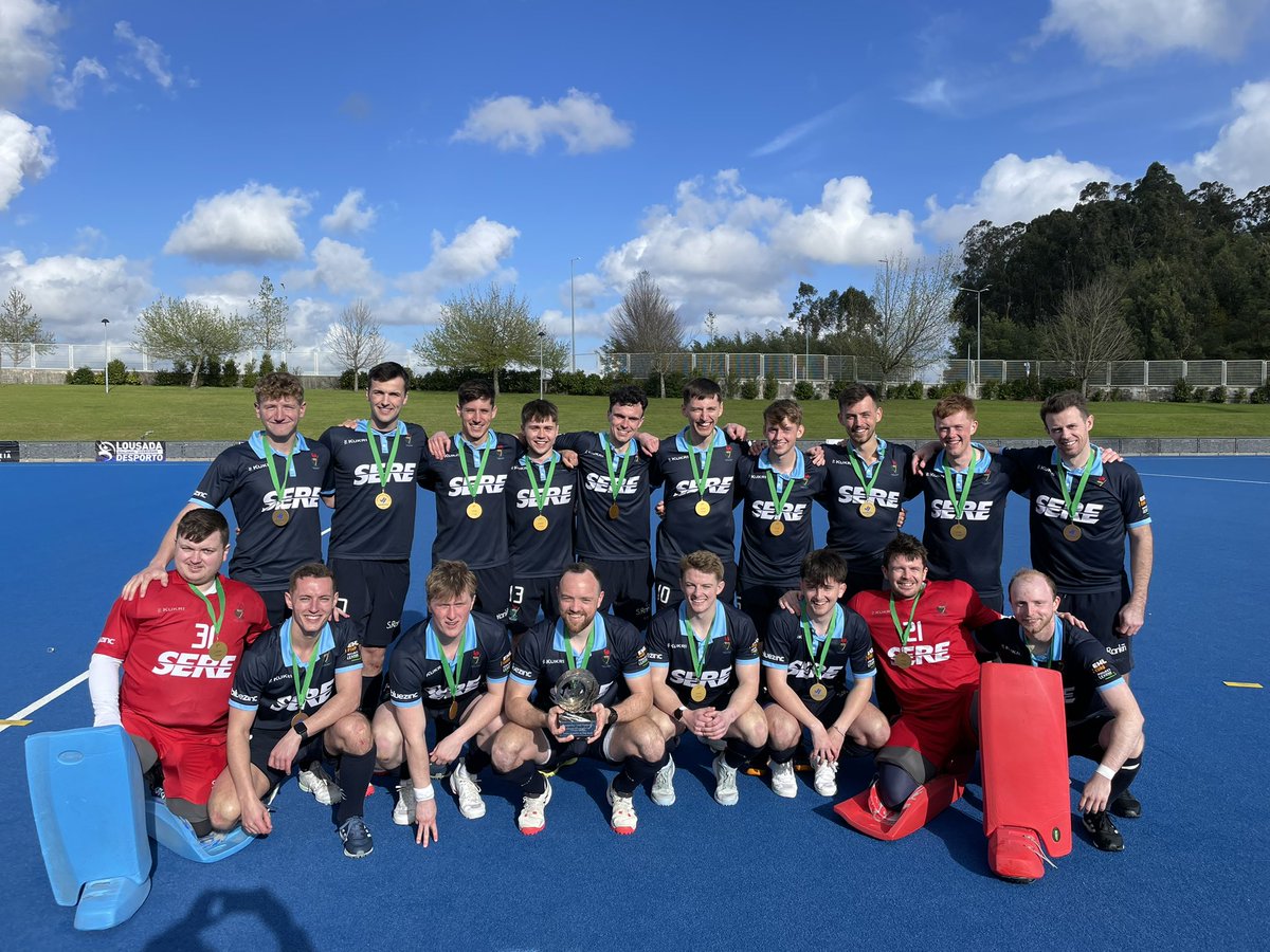 Lisnagarvey produced a memorable third quarter show to land the men’s EuroHockey Club Trophy I in Lousada to defeat reigning champions Cardiff & Met 4-2 in the final. Read more here: eurohockey.org/lisnagarveys-t… #EHCC2024