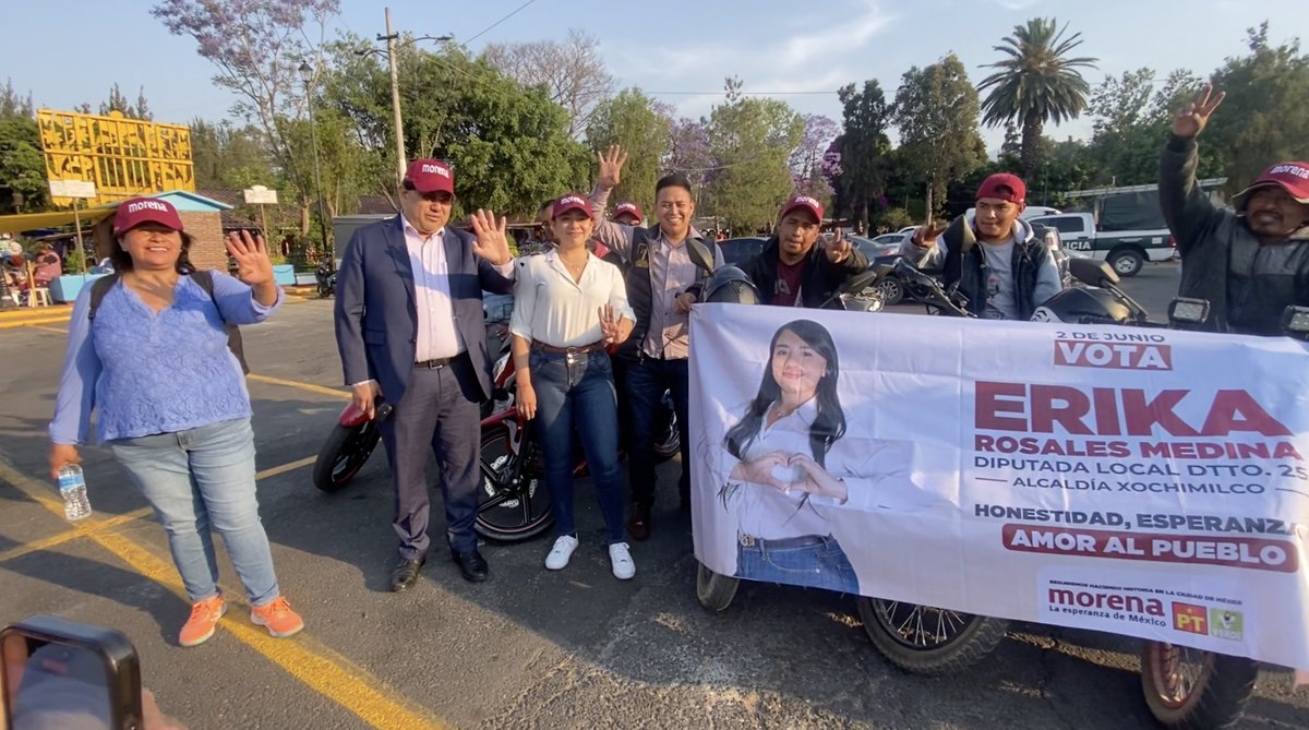 Con gran algarabía se realizó nuestra caravana ciclista junto con nuestra compañera @EriRoMe01 donde se recorrió con entusiasmo desde el pueblo de Tulyehualco hasta el embarcadero de Nativitas. Xochimilco sabe bien el rumbo que debe seguir para continuar con el proyecto de la 4t