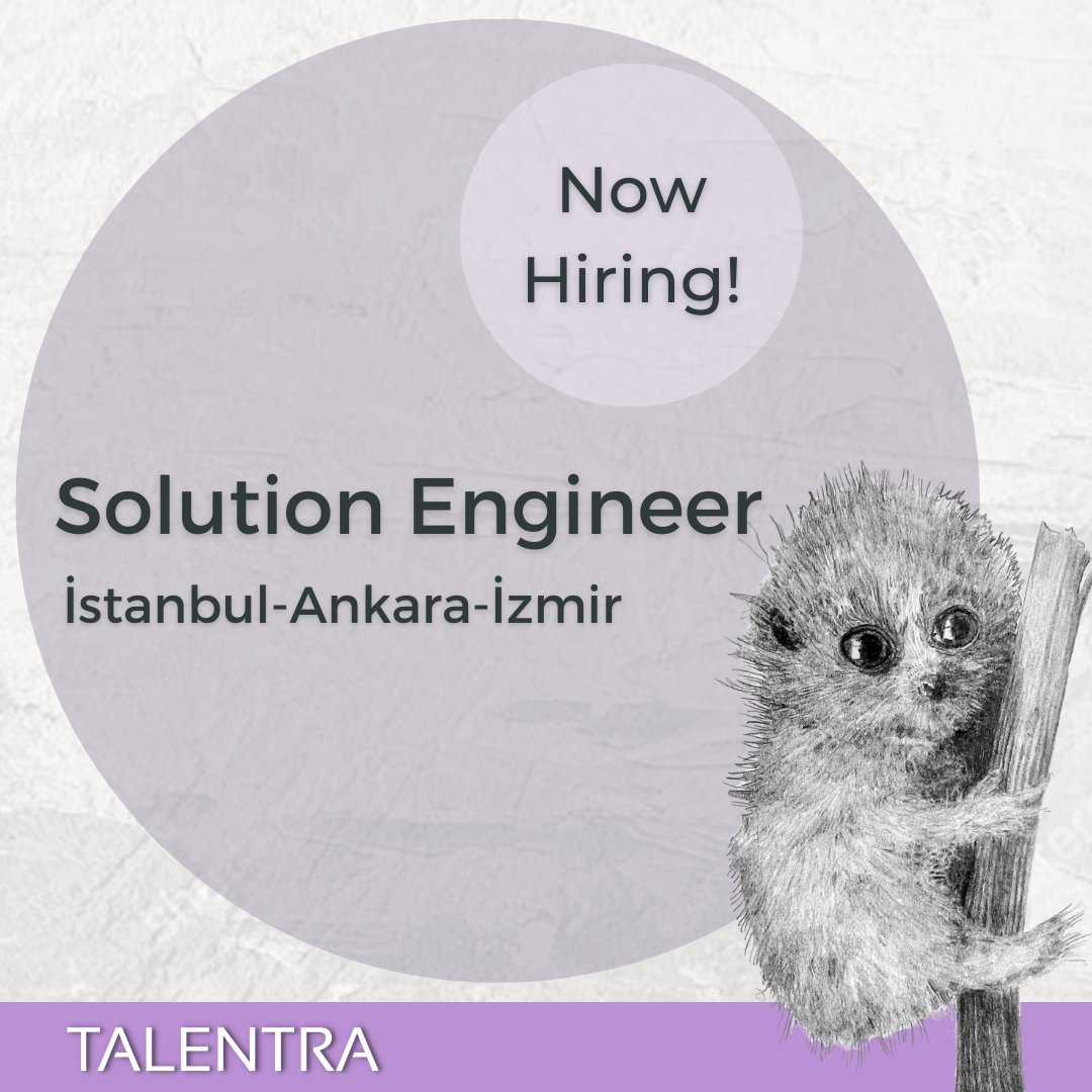 We're looking for dynamic Solution Engineers to join a leading international group that's making waves in Turkey and beyond. Apply Now: talentra.net/Jobs/Detail/so… #HiringAlert #recruitment #Jobs