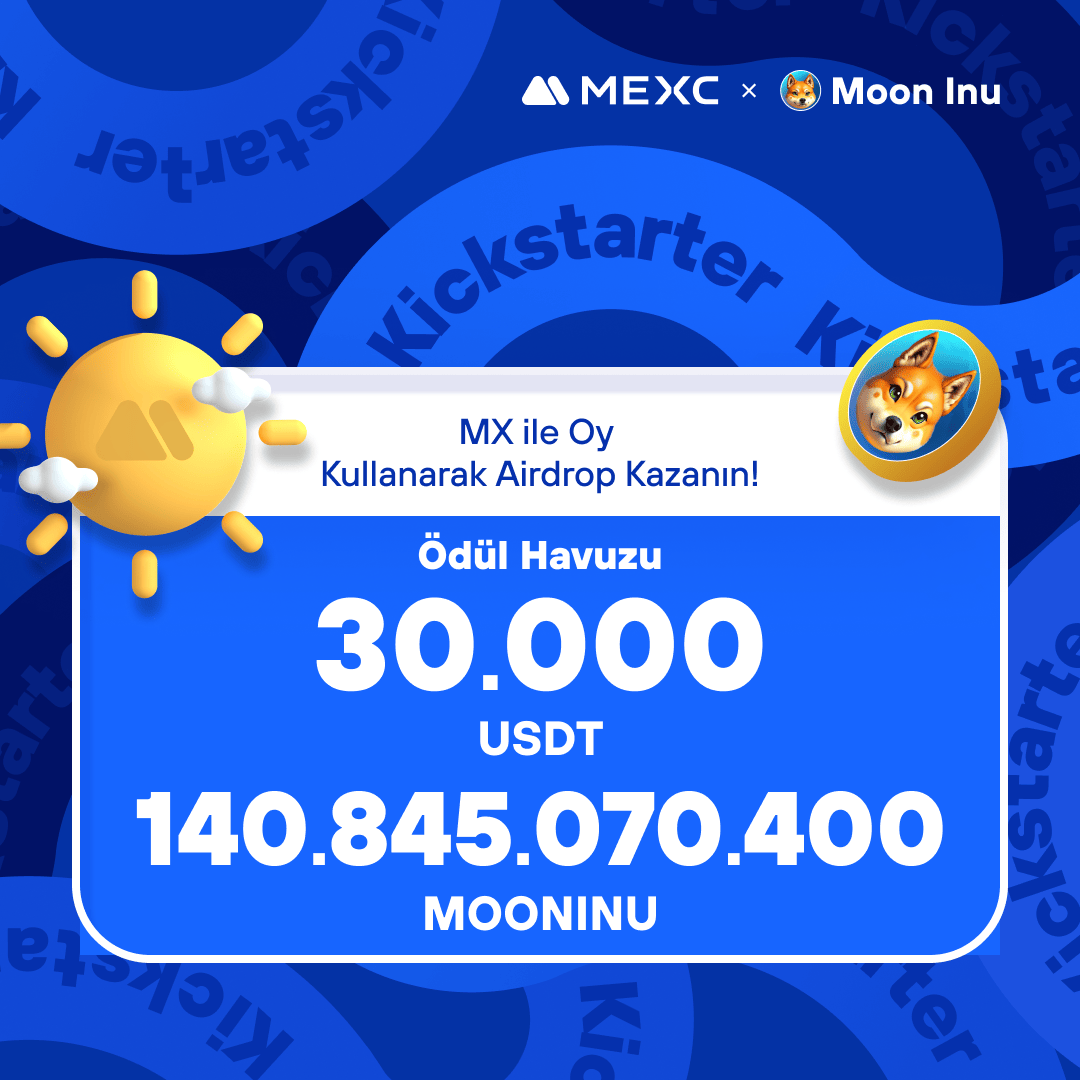 MEXC_Topluluk's tweet photo. 🚀 #MEXCKickstarter - @MoonInuX #MOONINU Projesi için Oy Kullanın, 140.845.070.400 #MOONINU ve 30.000 $USDT Airdrop Kazanın!
🗳️ Oylama Tarihi: 2 Nisan 2024 13.00 - 3 Nisan 2024 12.50
📌 Ayrıntılar: https://t.co/sdgPfvMtmw
#MEXCTürkiye #MXToken #MX #BTC https://t.co/G0QYxdZ26X