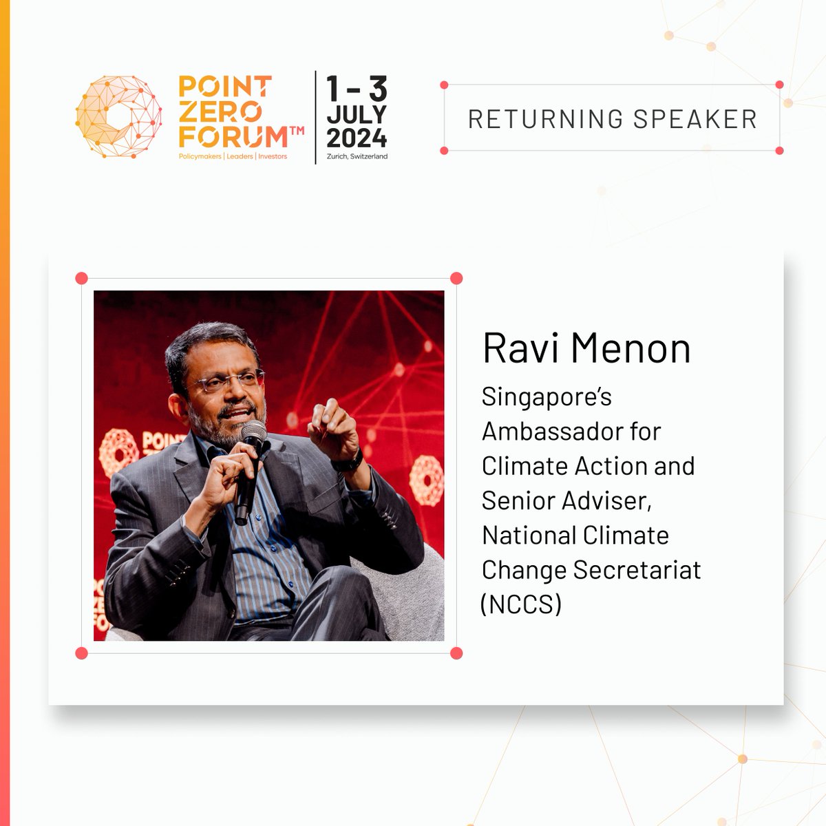 We're thrilled to have Ravi Menon, the Former Managing Director of @MAS_sg back at the Forum! Get ready for his session this year, where he will provide astute insights into the State of Global Finance and Technology today. Register now to join us: hubs.ly/Q02rsxrq0
