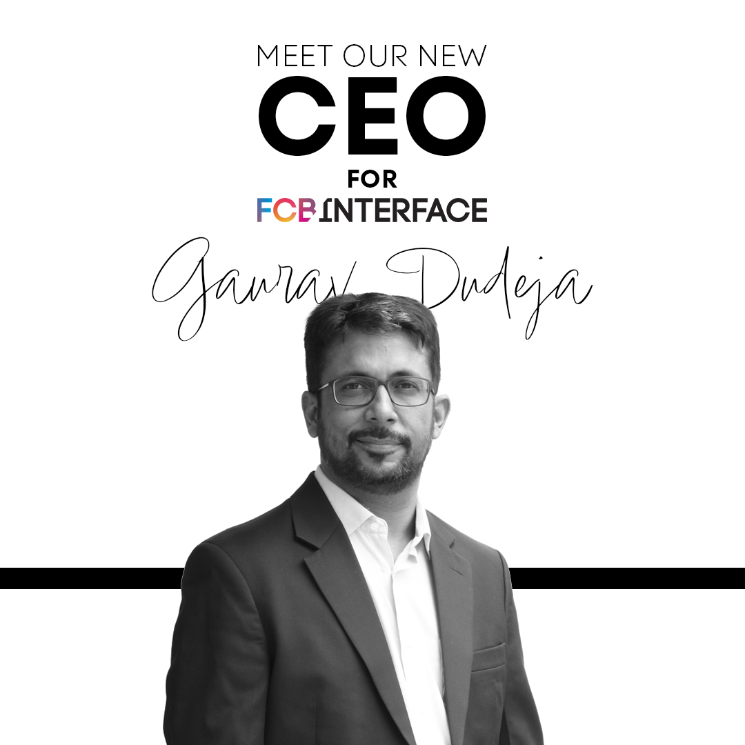 A big congratulations to Gaurav Dudeja and lots of luck for his new leadership role as a CEO at FCB Interface. #FCB #FCBInterface #Promotion