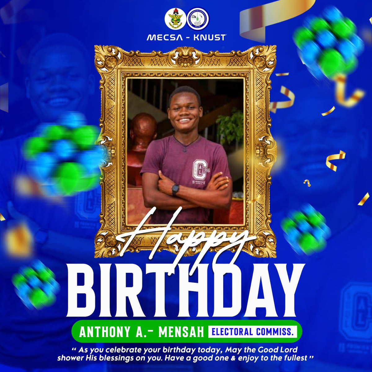 🥳Happy Birthday Boss🎉
#mecsa #knust