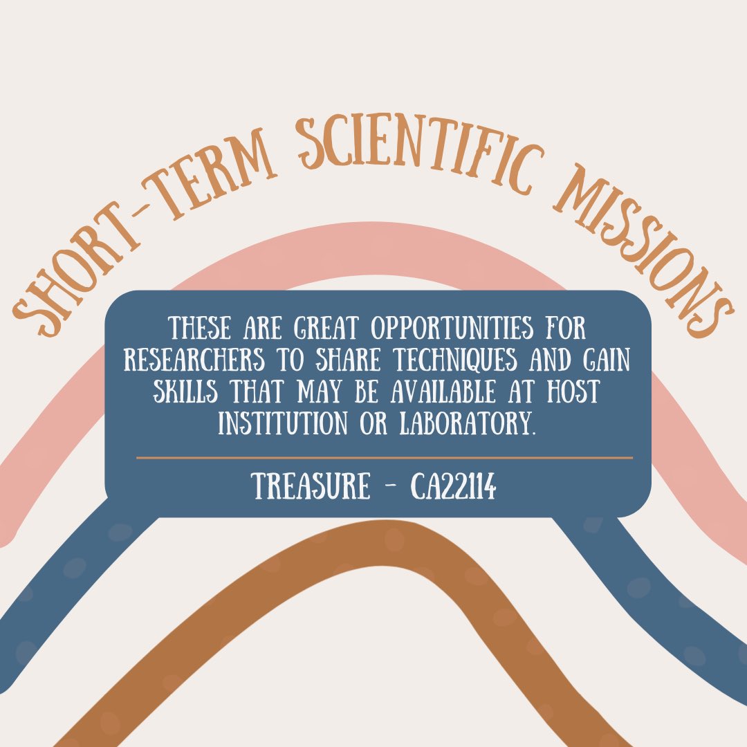 First call for Short Term Scientific Missions (STSM). Apply since 01 April to 30 April 2024. For questions, please e-mail our Grant Awarding Coordinator esterleno@ugr.es