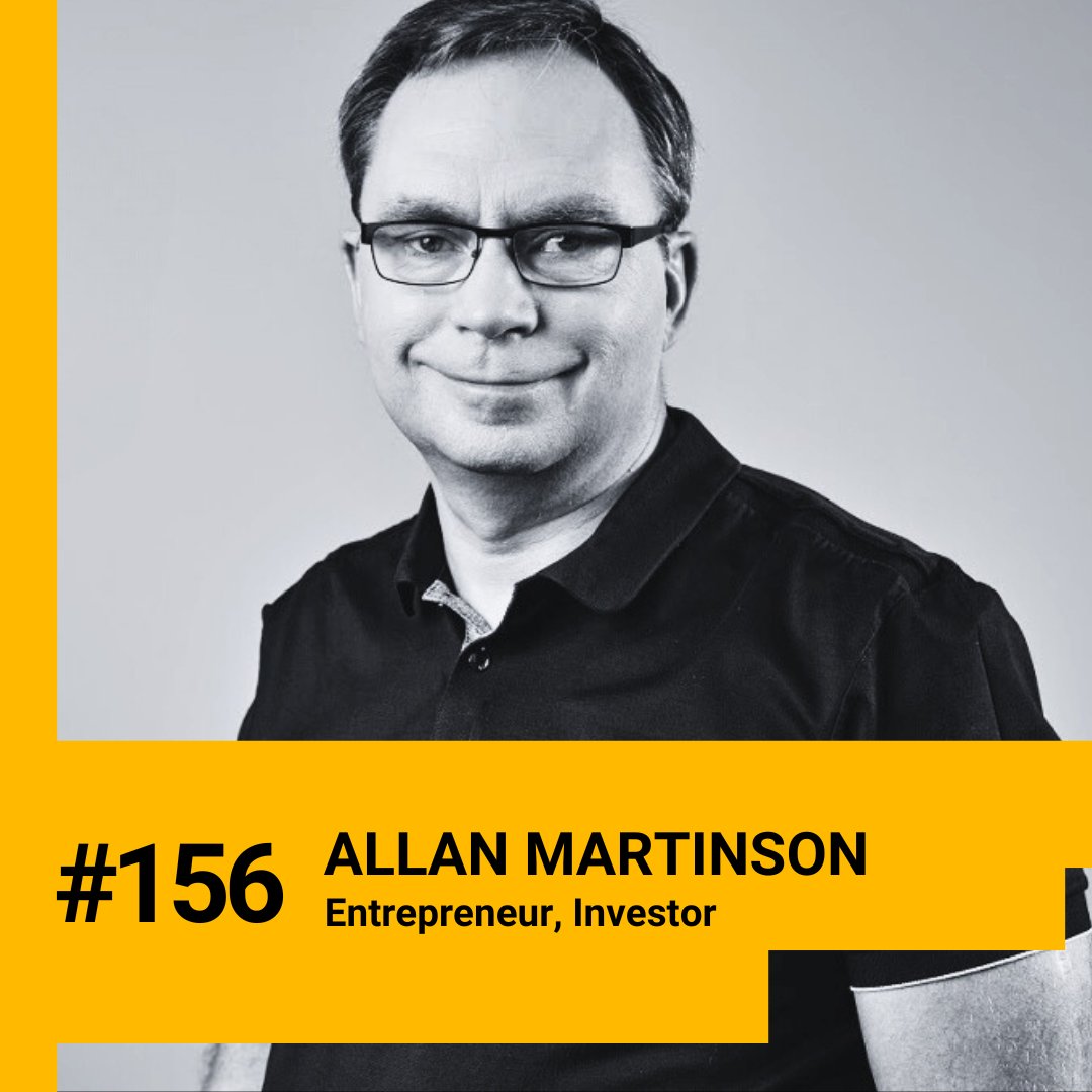 The Pursuit of Scrappiness Podcast (@scrappinesspod) on Twitter photo NEW Episode 156 🚀 with legendary 🇪🇪 #Estonian tech investor & founder <a href="/amartinson/">Allan Martinson</a> on entrepreneurship in the 90s, building <a href="/StarshipRobots/">Starship Technologies</a>, objectivity in #journalism & challenges of #startup growth 📈
🎧 Check it out here! bit.ly/3VOEvpg NEW Episode 156 🚀 with legendary 🇪🇪 #Estonian tech investor & founder <a href="/amartinson/">Allan Martinson</a> on entrepreneurship in the 90s, building <a href="/StarshipRobots/">Starship Technologies</a>, objectivity in #journalism & challenges of #startup growth 📈
🎧 Check it out here! bit.ly/3VOEvpg