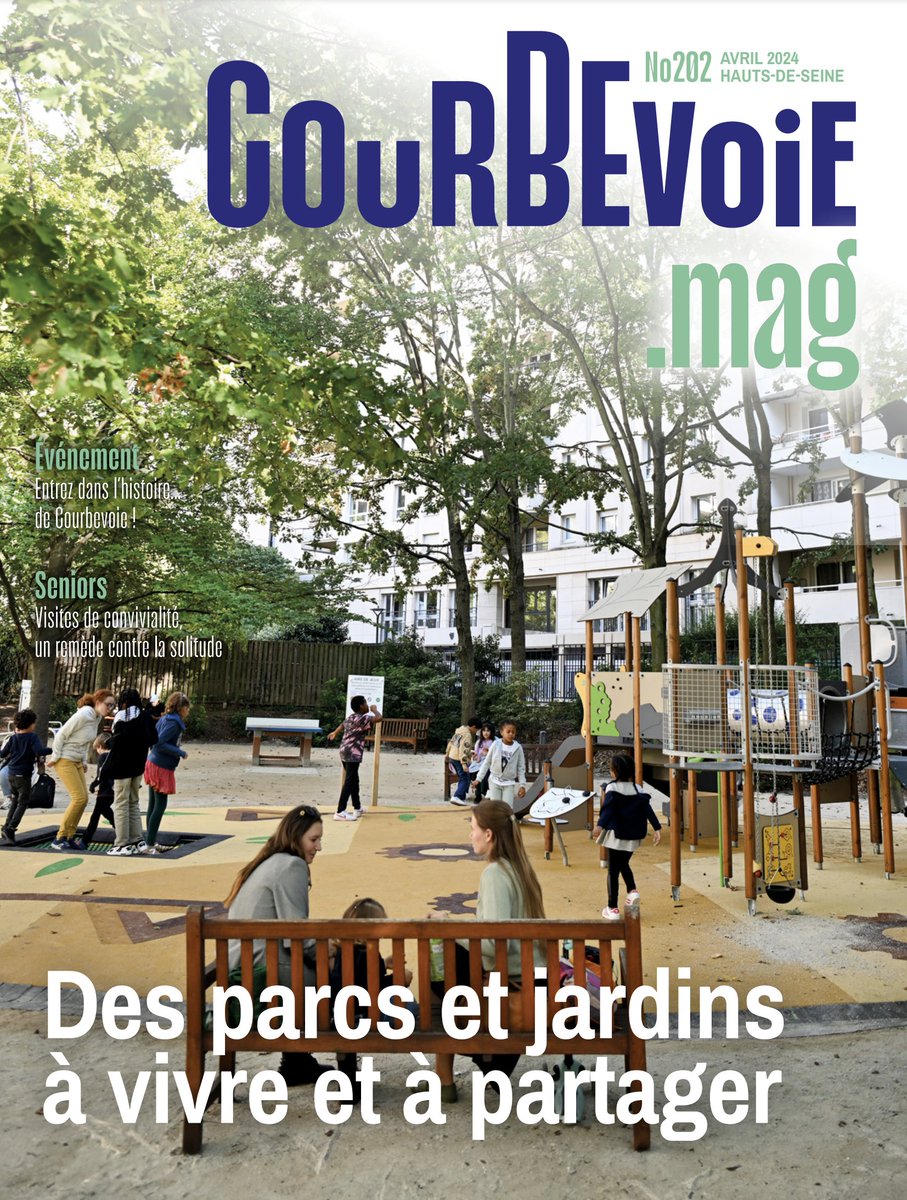 Le #CourbevoieMag d’avril est disponible ! 📰

Au sommaire :
▪️ Des parcs et jardins à vivre et à partager
▪️ Événement : entrez dans l’histoire... de Courbevoie !
▪️ Seniors : visites de convivialité, un remède contre la solitude
→ bit.ly/courbevoiemag-…

#BienvenueÀCourbevoie