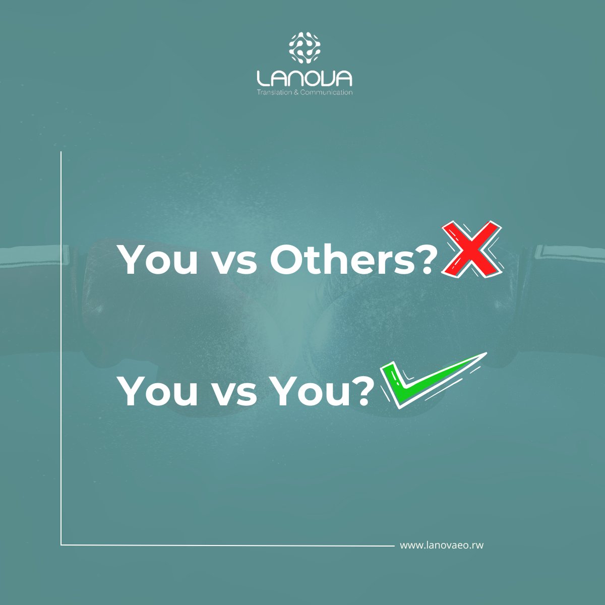 LanovaTransco's tweet photo. Your lifetime competition is always you versus you, not you versus others. It's the magic bullet to sustainable success!
#LanovaEO #translation #communication #business https://t.co/nniJ7uHTUI