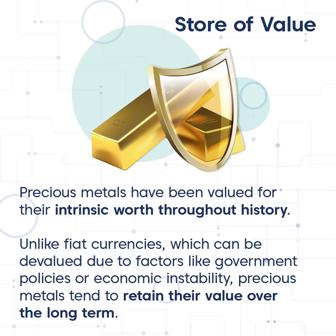 Did you know that #precious #metals like gold, silver, palladium, and platinum have historically served as a hedge against economic uncertainty and inflation? 💡💰 Discover the timeless value of these assets and why investors are turning to them now.