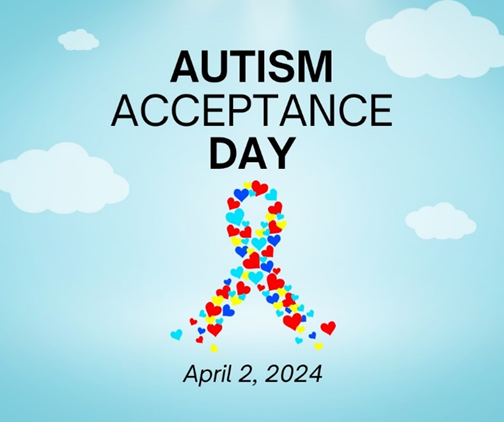 April 2nd is widely recognized as Autism Acceptance Day/Month. We celebrate this diversity recognizing the immense contributions individuals with autism make to our communities and workplaces. #WorldAutismAcceptanceDay #Inclusion #Neurodiversity @Triciahandley @Ben_LD_Nurse