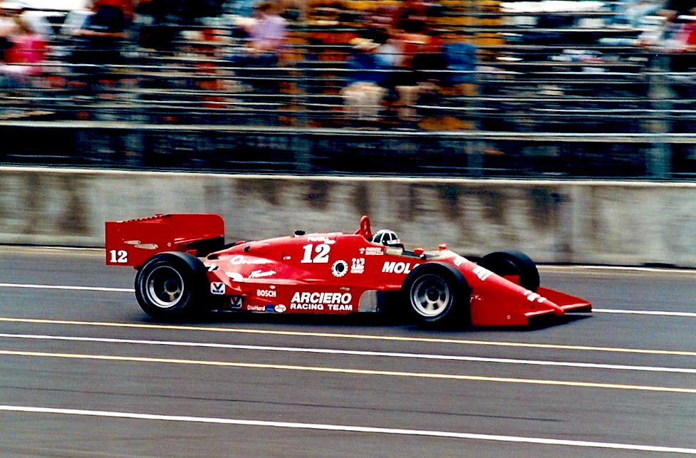 #HappyBirthday Fabrizio Barbazza, 61. He drove 8 #F1 GPs in ’93, for lowly Minardi, having DNQ’d for 12 F1 GPs for lowlier AGS in ’91. He’d been ’86 #IndyLights champion & had had some good results in an Arciero Racing March 87C in ’87 (pic). IndyCars of that era looked mega, no?