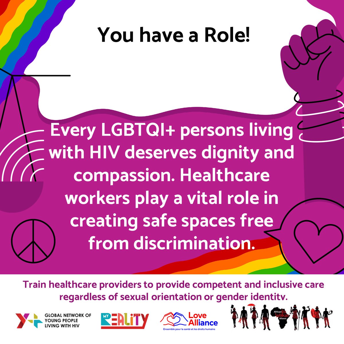 📢 Calling all healthcare providers, community leaders, and policymakers! 🌟 It's time to step up and ensure that EVERY LGBTQI+ person living with HIV receives the respectful and inclusive care they deserve. Let's commit to training duty bearers to provide competent and…