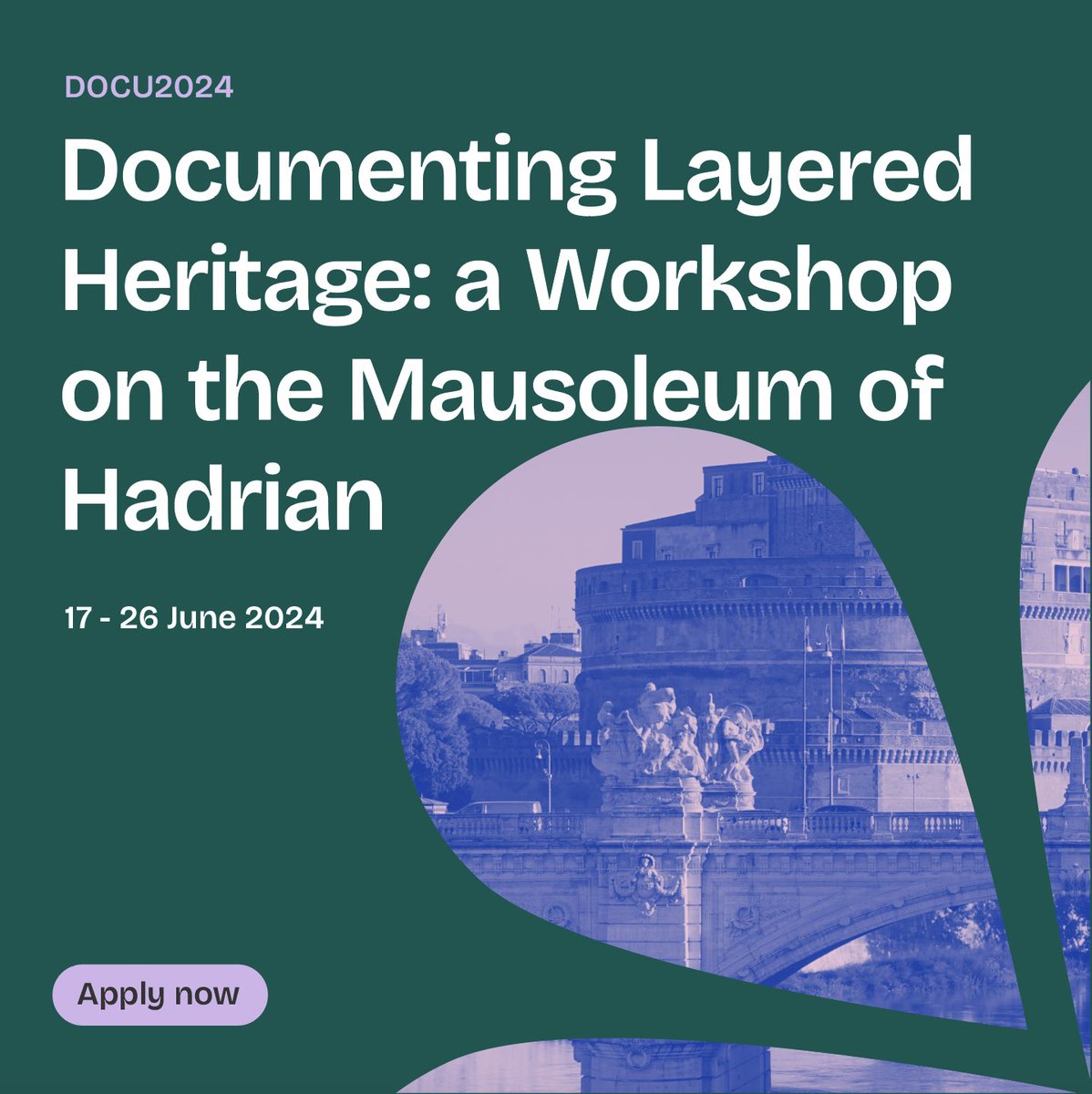 Join our workshop on documenting layered heritage Apply by 22 April 2024👉iccrom.org/courses/docume… #ICCROM #DOCU2024 #HeritageConservation #MausoleumofHadrian