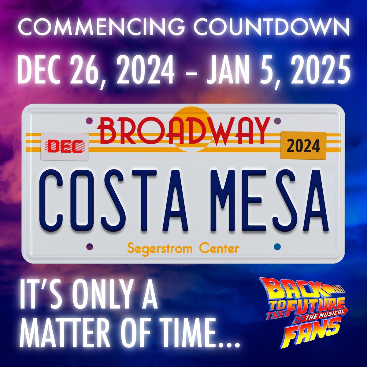 HEY YOU… GET YOUR DAMN HANDS OFF HER! 🫵

The 24/25 #Broadway Season at @SegerstromArts includes @BTTFBway from December 26th, 2024 to January 5th, 2025 at the Segerstrom Hall, #CostaMesa, #California ⚡️

🎼 It’s only a matter of time… 💙

#bttfbway #bttfbroadway #bttftour