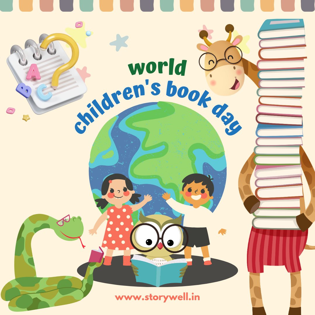 StorywellBooks's tweet photo. Happy World Children's Book Day! #worldchildrensbookday #books #storywellbooks https://t.co/gF0cdNHp4s