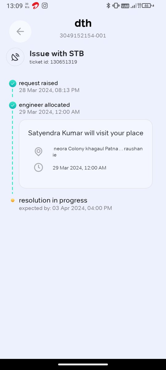 Laxyupd's tweet photo. @Airtel_Presence 
What the hell is this Airtel!!! 
Very bad experience your technician is rescheduling without any information. What the hell you want should I have to disconnect the connection. https://t.co/OYqjA8hQcl