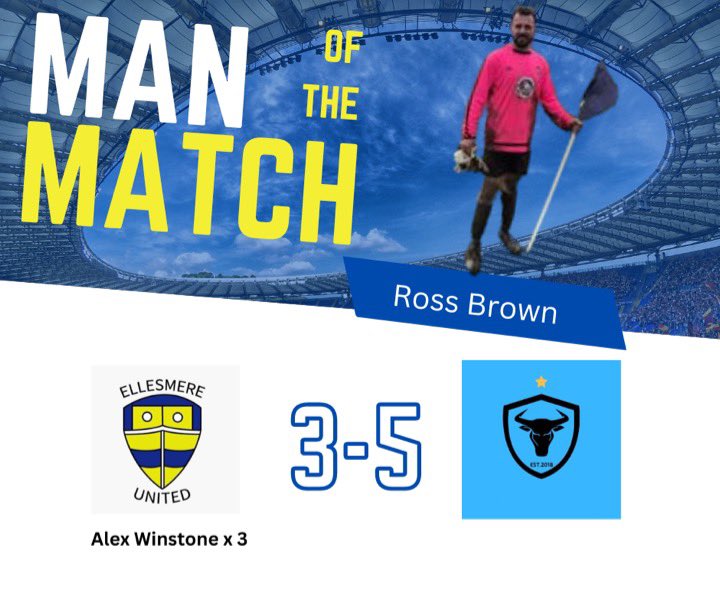 A tough performances but credit to all 11 lads who played for giving 100%.

Shout out to the gaffa for playing 90 minutes and getting an assist, and <a href="/AlexWinstone2/">Alex Winstone</a> for his hat-trick.

MOTM was Ross for stepping up in goal and making some unbelievable saves and giving us a chance!