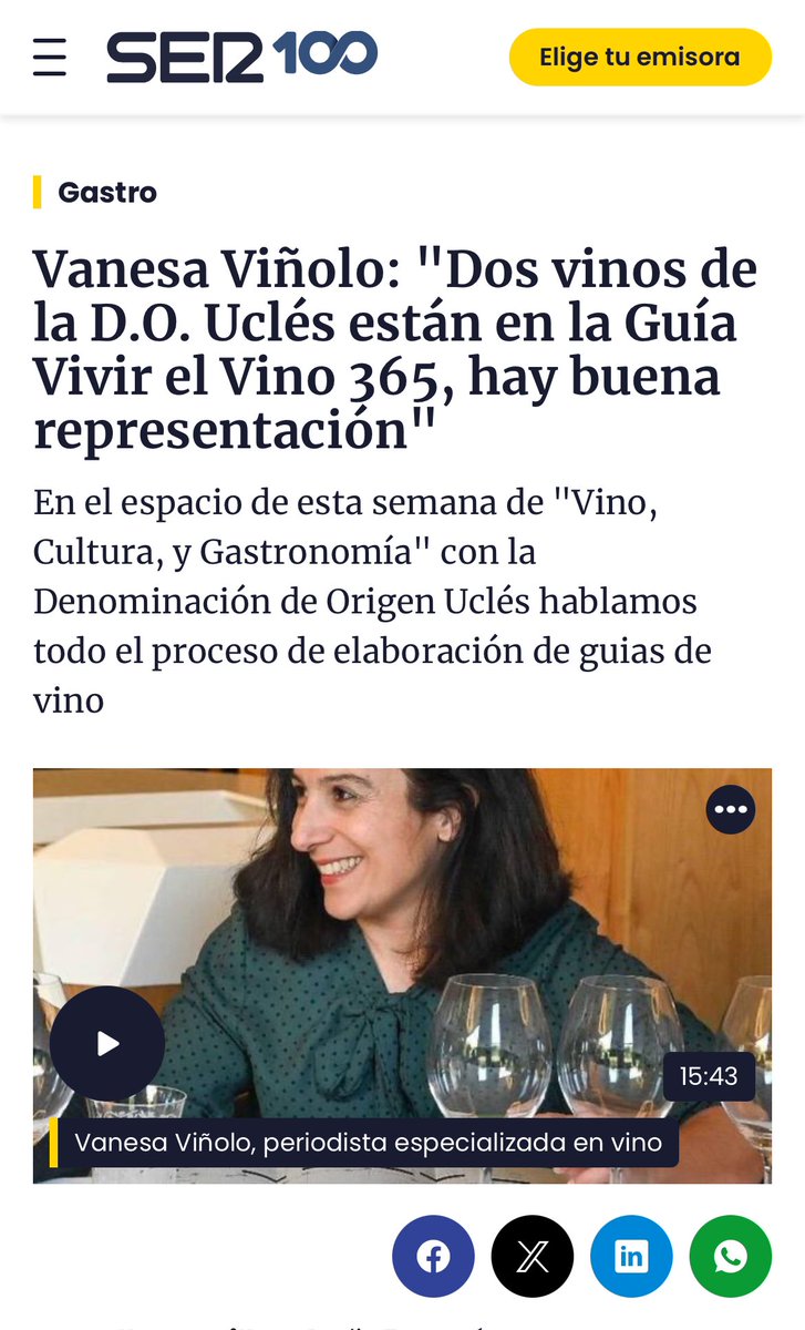 ¿Quieres saber cómo se elabora una guía de vino? ¡Te lo contamos!
#guiadevinos #catas #doucles #vinosdetuterritorio

bit.ly/sertarancon_uc…