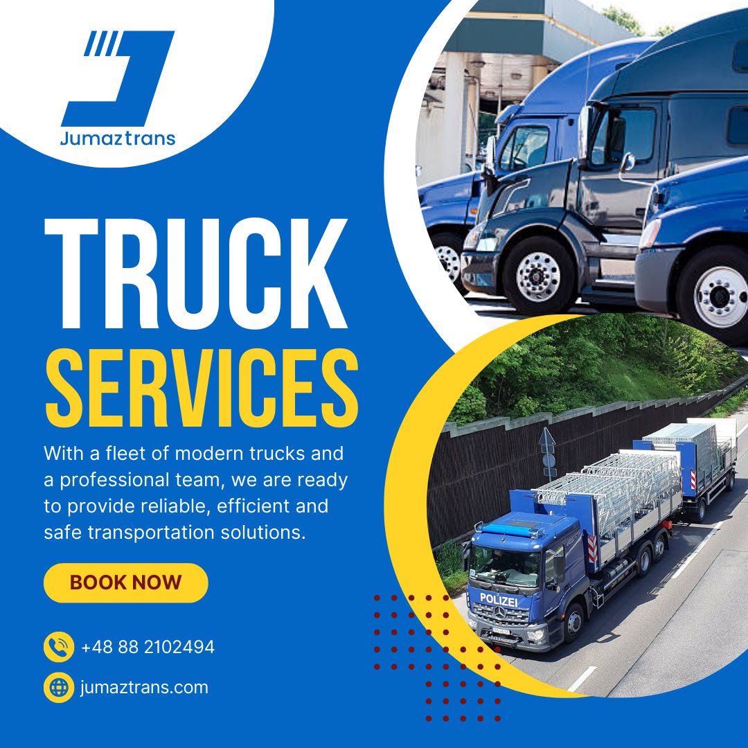 TRUCK SERVICES 

With a fleet of modern trucks and a professional teams, we are ready to provide reliable, efficient and safe transportation solutions.
.
.
.
#truckservices #truckrepair #truckmaintenance #truckmechanic #truckfleet #truckfleetmanagement #truckfleetmaintenance