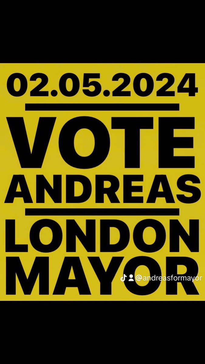 @LondonLabour There’s only one man for the job! #VoteAndreas