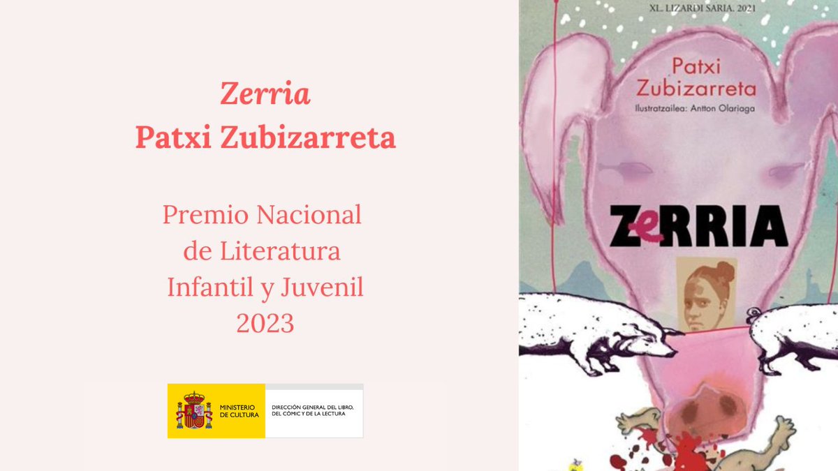 🎉¡Feliz Día Internacional del Libro Infantil y Juvenil! Celebramos esta fecha tan especial invitando a la lectura de 'Zerria', de Patxi Zubizarreta, #PremioNacional de #LiteraturaInfantilyJuvenil 2023. ¿Con qué otras lecturas lo vais a festejar? 📖 #lecturainfinita