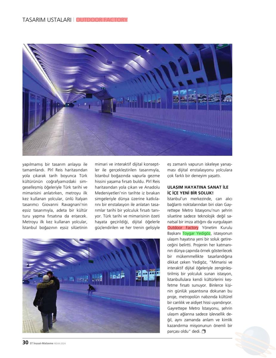 outdoorfactory's tweet photo. İnşaat, Yapı ve Malzeme Dergisi'nde yayınlanan haberimiz.
#metrotasarım #tasarımveuygulama #OutdoorFactory https://t.co/H6Z0SG2Ao3