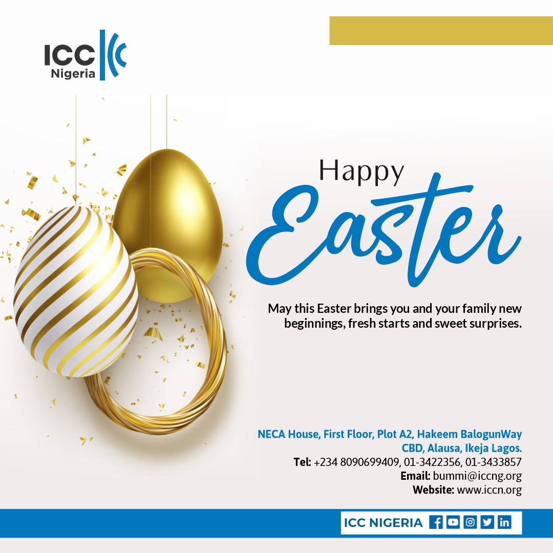 #HappyEaster
May this easter brings you and your family new beginnings, fresh starts and sweet surprises.

#ICCN #ICC #happyeaster🐣