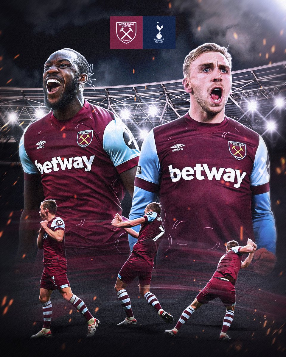 A showdown with Spurs under the lights at London Stadium ⚒ COME ON YOU IRONS! 🫧
