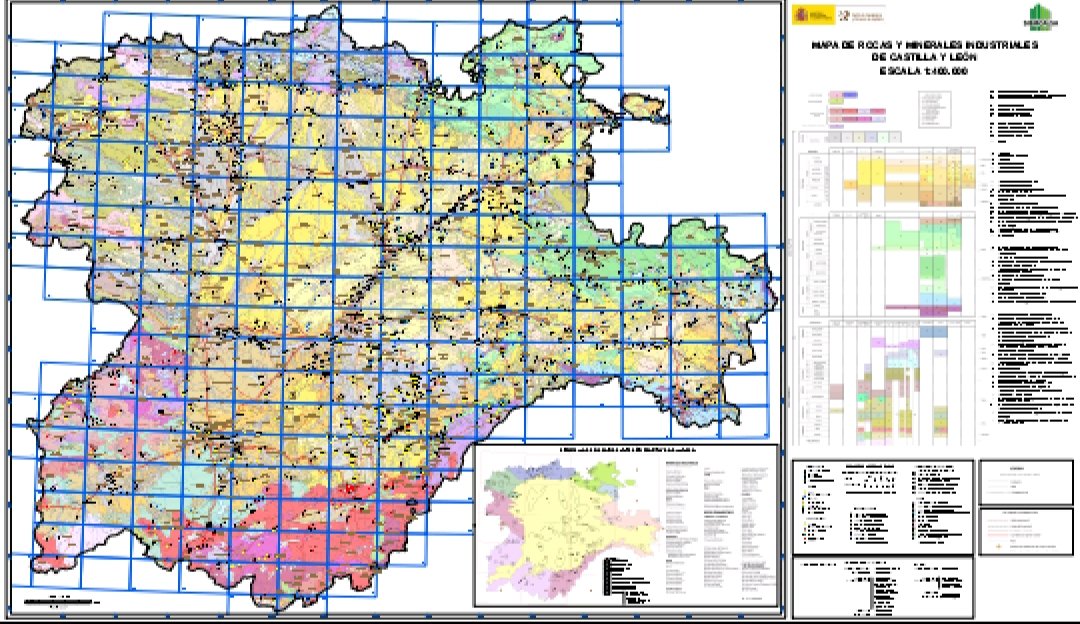 Cartografía del IGME Mapa del mes ▶️ Abril 2024 Mapa de Rocas y Minerales Industriales de Castilla y León a escala 1:400.000 info.igme.es/cartografiadig…