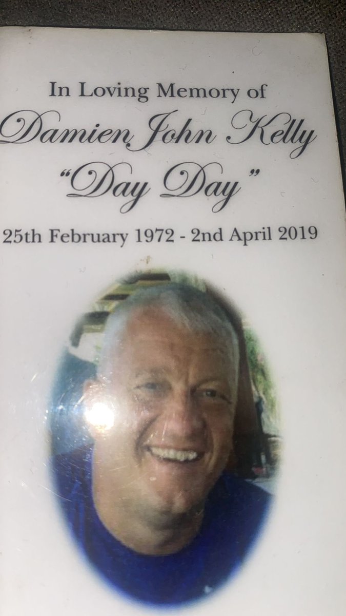 Five years today. Hope we are doing him proud. We are named after him because he made one of the most dramatic life turnarounds we’ve ever witnessed. He won’t mind us saying us saying this…but if he can do it, we reckon you can too. Damien ‘Day Day’ Kelly.