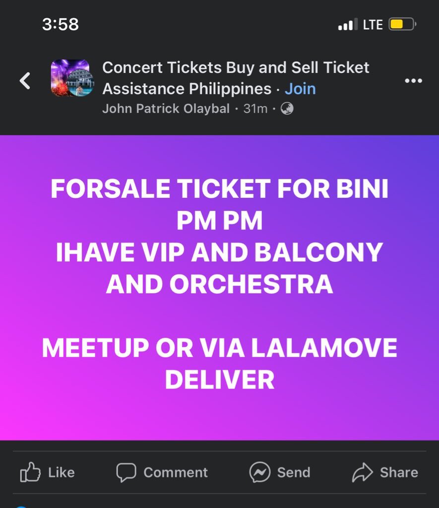 IamGeLaw's tweet photo. @watergirlngbini @StarMusicPH @BINI_ph @TicketNetPH @TEAMBLOOMPH Replying to this post lahat ng scalpers na makikita ko. https://t.co/atKQpFyu8D